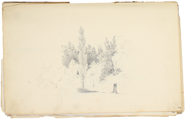 Штернберг Василий Иванович. Альбом рисунков с пейзажами, портретами и набросками 